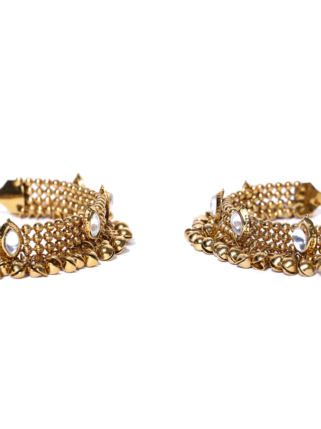 YouBella Gold-Toned Stone-Studded Anklets